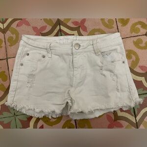 Rue 21 White Jean Shorts